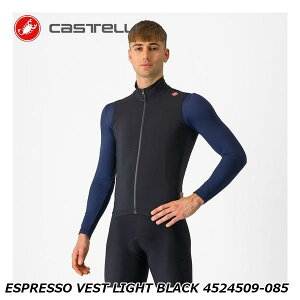 CASTELLI JXe ESPRESSO VEST LIGHT BLACK 4524509-085 TCNW[W