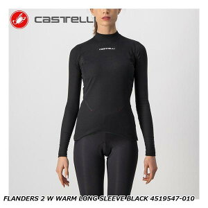 CASTELLI JXe FLANDERS 2 W WARM LONG SLEEVE BLACK 4519547-010 ]ԗpA_[Vc