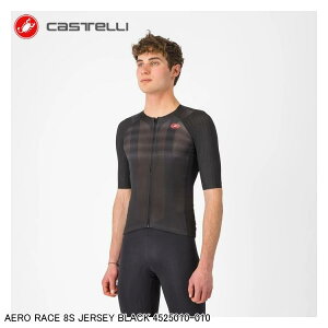 CASTELLI JXe AERO RACE 8S JERSEY BLACK 4525010-010 TCNW[W