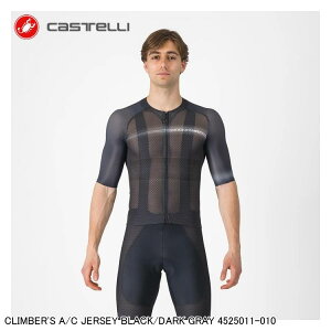 CASTELLI JXe CLIMBER'S A/C JERSEY BLACK/DARK GRAY 4525011-010 TCNW[W