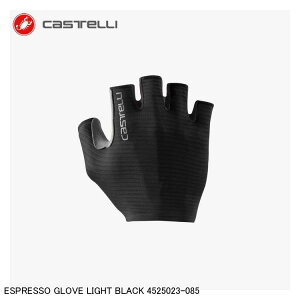 CASTELLI JXe ESPRESSO GLOVE LIGHT BLACK 4525023-085 TCNO[u