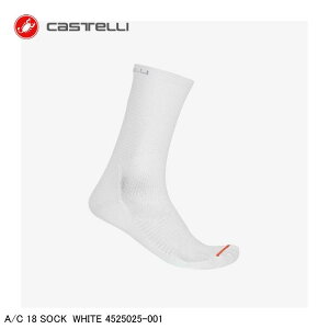 CASTELLI JXe A/C 18 SOCK WHITE 4525025-001 TCN\bNX C