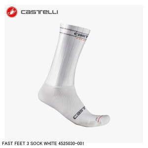 CASTELLI JXe FAST FEET 3 SOCK WHITE 4525030-001 TCN\bNX C