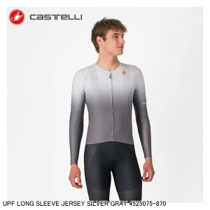 CASTELLI �J�X�e�� UPF LONG SLEEVE JERSEY SILVER GRAY 4525075-870 �T�C�N���W���[�W