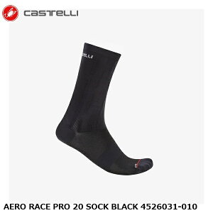 CASTELLI �J�X�e�� AERO RACE PRO 20 SOCK BLACK 4526031-010 �T�C�N���\�b�N�X �C��