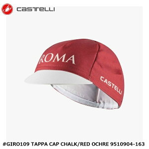 CASTELLI �J�X�e�� #GIRO109 TAPPA CAP CHALK/RED OCHRE 9510904-163 �T�C�N���L���b�v