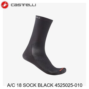 CASTELLI JXe A/C 18 SOCK BLACK 4525025-010 TCN\bNX C