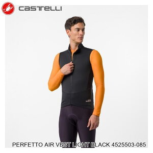 CASTELLI JXe PERFETTO AIR VEST LIGHT BLACK 4525503-085 TCNW[W xXg