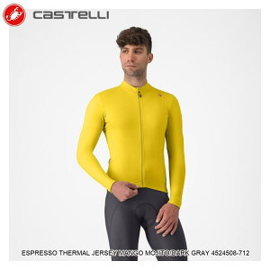 CASTELLI JXe ESPRESSO THERMAL JERSEY MANGO MOJITO/DARK GRAY 4524508-712 TCNW[W