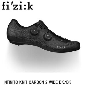 fizik tBW[N INFINITO KNIT CARBON 2 WIDE BK/BK ] V[Y C