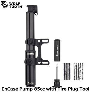 WOLF TOOTH �E���t�g�D�[�X EnCase Pump 85cc with Tire Plug Tool ���]�ԗp�g�у|���v