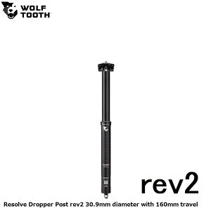 WOLF TOOTH �E���t�g�D�[�X Resolve Dropper Post rev2 30.9mm diameter with 160mm travel ���]�ԗp �V�[�g�|�X�g