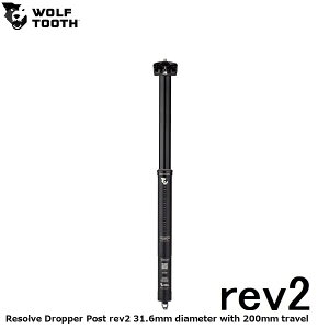 WOLF TOOTH �E���t�g�D�[�X Resolve Dropper Post rev2 31.6mm diameter with 200mm travel ���]�ԗp �V�[�g�|�X�g