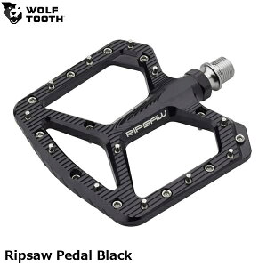 WOLF TOOTH �E���t�g�D�[�X Ripsaw Pedal Black ���]�� �t���b�g�y�_��