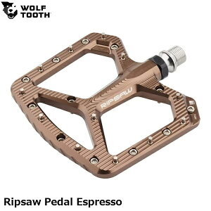 WOLF TOOTH �E���t�g�D�[�X Ripsaw Pedal Espresso ���]�� �t���b�g�y�_��