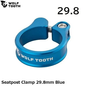 WOLF TOOTH �E���t�g�D�[�X Seatpost Clamp 29.8mm Blue ���]�ԗp �V�[�g�N�����v