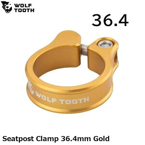 WOLF TOOTH �E���t�g�D�[�X Seatpost Clamp 36.4mm Gold ���]�ԗp �V�[�g�N�����v