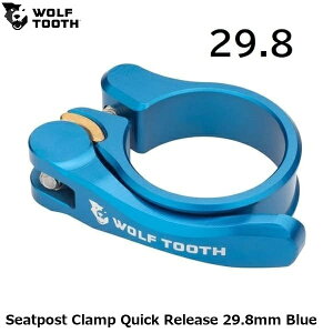 WOLF TOOTH �E���t�g�D�[�X Seatpost Clamp Quick Release 29.8mm Blue ���]�ԗp �V�[�g�N�����v