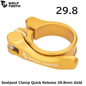 WOLF TOOTH �E���t�g�D�[�X Seatpost Clamp Quick Release 29.8mm Gold ���]�ԗp �V�[�g�N�����v