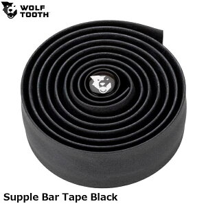WOLF TOOTH �E���t�g�D�[�X Supple Bar Tape Black ���]�ԗp�o�[�e�[�v