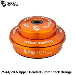 WOLF TOOTH �E���t�g�D�[�X ZS44/28.6 Upper Headset 6mm Stack Orange ���]�� �w�b�h�p�[�c