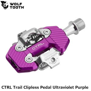 WOLF TOOTH�@�E���t�g�D�[�X CTRL Trail Clipless Pedal Ultraviolet Purple ���]�� �r���f�B���O�y�_��