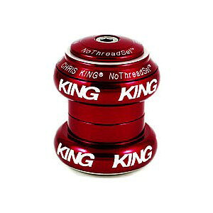 iCHRISKING/NXLO)i]ԗpwbhp[cjNoThreadSet GripLock Headset 1-1/8 inch Red (Bold Logo)