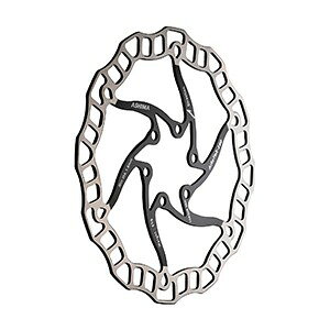 (ASHIMA/アシマ)(自転車用ブレーキ)ASM エアーローター ディスクローター 180mm BLK (YBR00602)