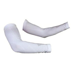 (U.CR+)(自転車用ウェア小物関連)アームカバー M (ホワイト)