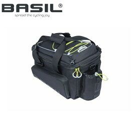 BASIL バジル バッグ BASIL マイルズ トランクバッグ プロ 9-36L MIK ブラック/ライム バッグ かばん 自転車 ロードバイク