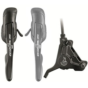 (Campagnolo/�J���p�j���[��)POTENZA H11 ERGOPOWER CONTROLS �G���S�p���[ DB �E�̂� �t�����g+�L�����p�[ (HO)�{���g�t 160mm�p(EP18-PODRF6)