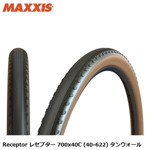 Maxxis �}�L�V�X Receptor ���Z�v�^�[ 700x40C (40-622) �^���E�H�[�� �O���x���p�I�t���[�h�^�C�� ���]�� TIR38005