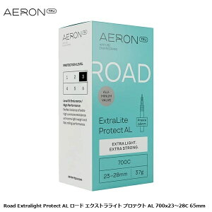 AERON �G�A���� Road Extralight Protect AL ���[�h �G�N�X�g�����C�g �v���e�N�g AL 700x23�`28C 65mm ���]�� �C���i�[�`���[�u TIT18800