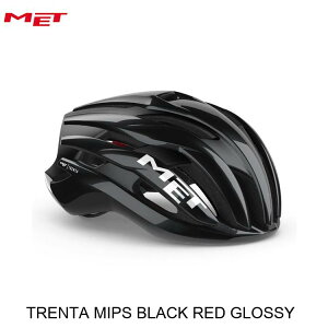 MET bg TRENTA MIPS BLACK RED GLOSSY ]ԗp [hoCN wbg