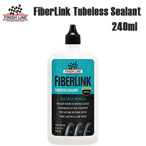 FINISHLINE tBjbVC TOS14800 t@Co[N `[uX V[g 240ml {g FiberLink Tubeless Sealant ] pNCLbg C