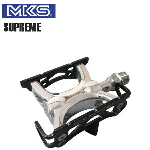 MKS ミカシマ 三ヶ島製作所 シュプリーム(SUPREME) ペダル (NJS) ブラック 自転車 フラットペダル ロードバイク