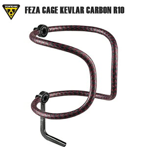 TOPEAK gs[N WBC10601 tFU[ P[W Pu[ J[{ R10 RED FEZA CAGE KEVLAR CARBON R10 {gP[W ] [hoCN