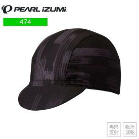 PEARLiZUMi パールイズミ 474 プリント サイクル キャップ 1 シャドウ F 474-1-F サイクルキャップ