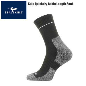 SealSkinz シールスキンズ ソックス 靴下 Solo Quickdry Ankle Length Sock BK自転車 ロードバイク
