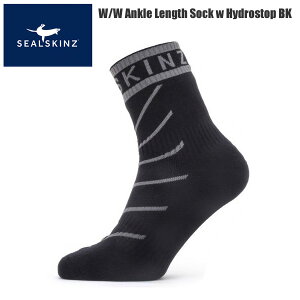 SealSkinz V[XLY \bNX C W W Ankle Length Sock w Hydrostop BK ] TCNO AEghA