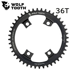 WOLF TOOTH�@�E���t�g�D�[�X 110 BCD 4 Bolt Chainring for Shimano GRX 36T ���]�� �`�F�[�������O