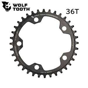 WOLF TOOTH�@�E���t�g�D�[�X 110 BCD 5 Bolt Chainring 36T compatible with SRAM Flattop ���]�� �`�F�[�������O