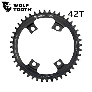 WOLF TOOTH�@�E���t�g�D�[�X 110 BCD Chainring For Shimano 4 Bolt - 110 x 42T ���]�� �`�F�[�������O