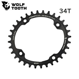 WOLF TOOTH@EtgD[X Elliptical 104 BCD Chainring for Shimano 12 spd 34T ] `F[O