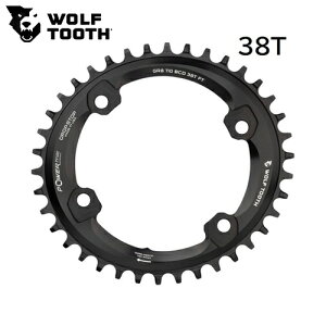 WOLF TOOTH�@�E���t�g�D�[�X Elliptical 110 BCD 4 Bolt Chainring for Shimano GRX 38T ���]�� �`�F�[�������O