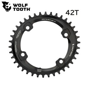 WOLF TOOTH@EtgD[X Elliptical 110 BCD 4 Bolt Chainring for Shimano GRX 42T ] `F[O