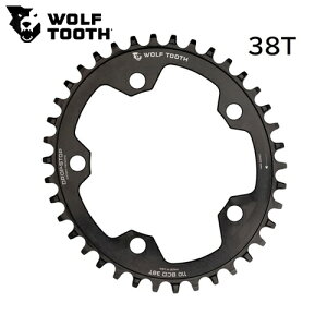 WOLF TOOTH@EtgD[X Elliptical 110 BCD 5 Bolt Chainring 38T compatible with SRAM Flattop ] `F[O