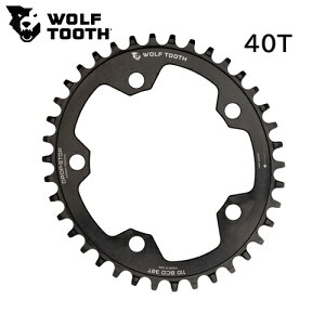 WOLF TOOTH�@�E���t�g�D�[�X Elliptical 110 BCD 5 Bolt Chainring 40T compatible with SRAM Flattop ���]�� �`�F�[�������O