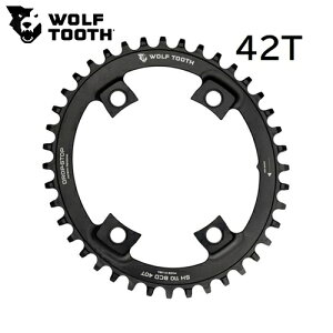 WOLF TOOTH@EtgD[X Elliptical 110 BCD Chainring For Shimano 4 Bolt - 110 x 42T ] `F[O