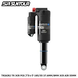 SR SUNTOUR �G�X�A�[�� �T���c�A�[ TRIAIR2 TR 3CR PCS �u���b�N 185/55 37.6MM/8MM 3CR AIR 55MM ���]�� ���A�T�X�y���V����